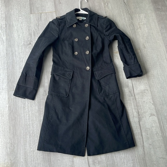 Boden Jackets & Blazers - Boden Black Double-Breasted Coat